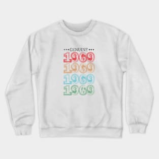 genuine 1959 birthday gift Crewneck Sweatshirt